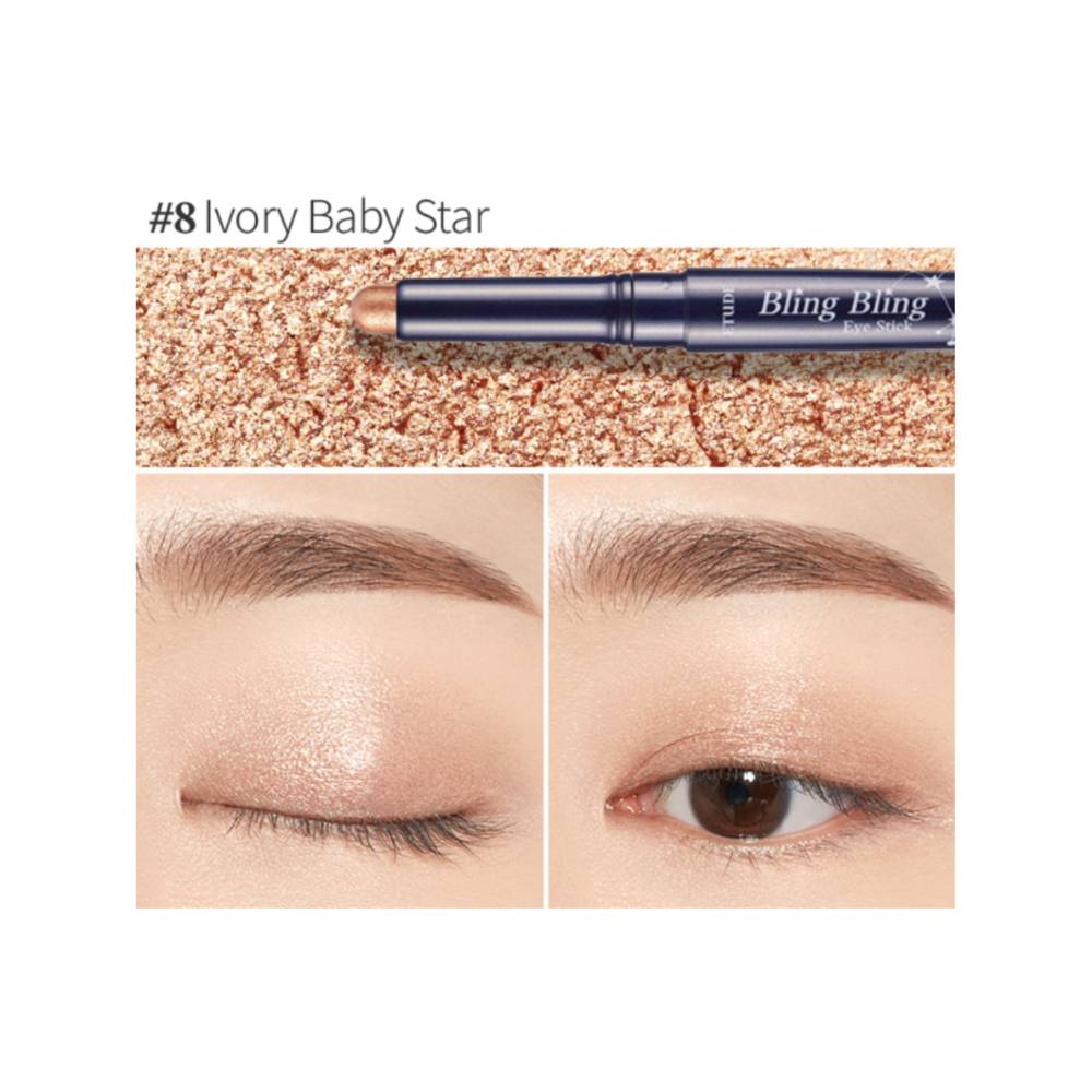 Etude Bling Bling Eye Stick [No.08 Ivory Star]	